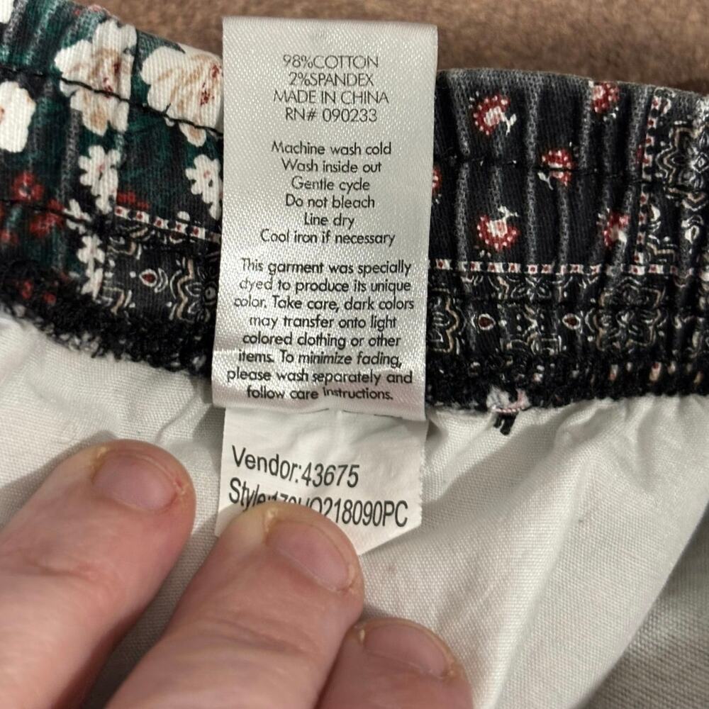 Pac Sun Volley Black Patchwork Print Elastic Draw… - image 4